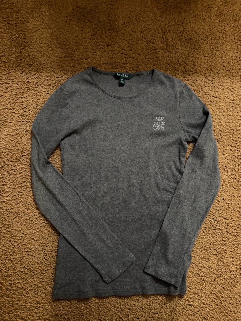 Ralph Lauren Women’s Gray Long Sleeve